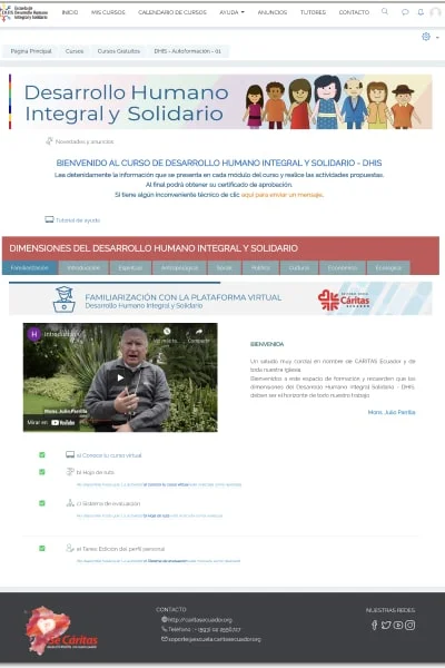 caritas cursos pag1-min Cursos virtuales Caritas - imagen 1