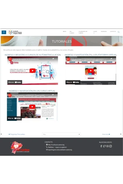 caritas plataforma pag2-min Plataforma e-learning Caritas - imagen 3