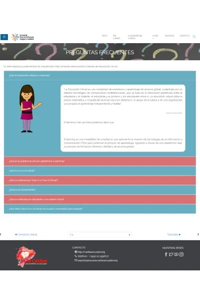 caritas plataforma pag4-min Plataforma e-learning Caritas - imagen 4
