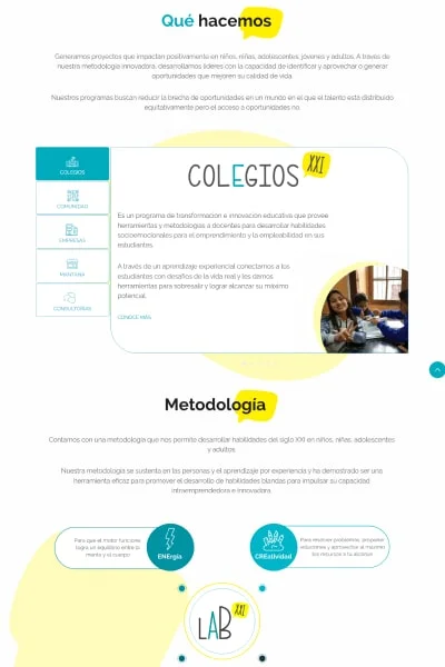 lab xxi web pag2-min Sitio web Lab XXI - imagen 3
